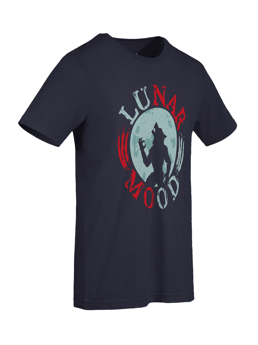 Lunar Mood Werewolf T-Shirt – Full Moon Wolf Silhouette Graphic Tee product image (9)