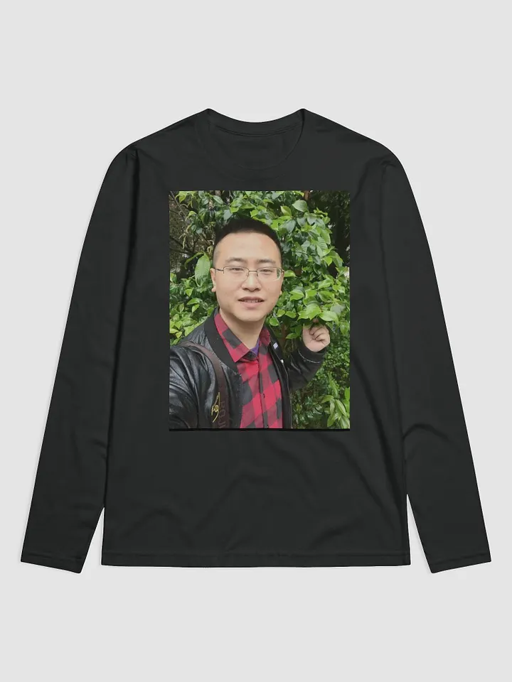 Next Level Premium Fitted Long Sleeve Crew: very green very fresh product image (1)