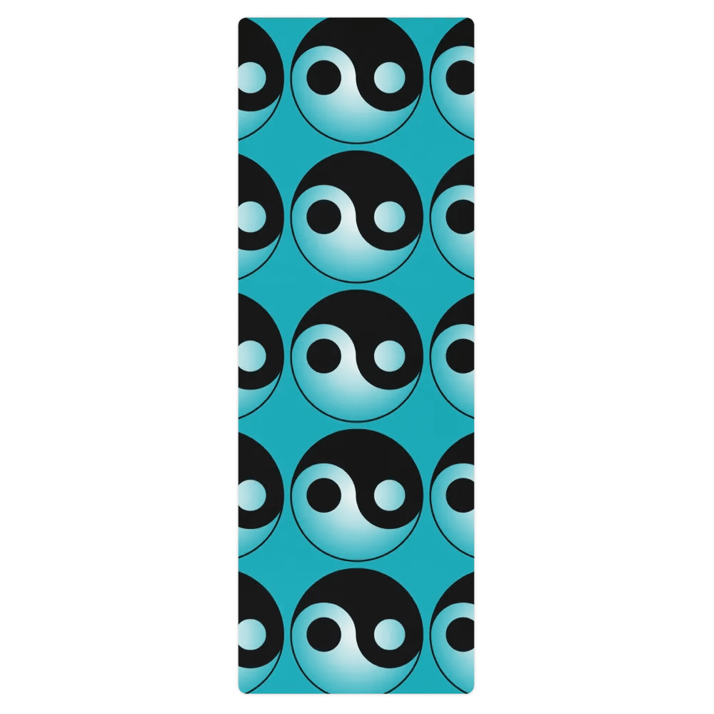 Yoga Mat - Yin-Yang Zen in Teal product image (1)