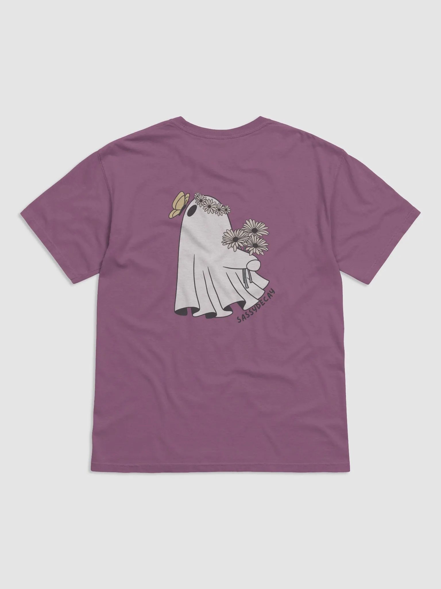 Whimsical Ghost Flower Crown T-Shirt product image (25)