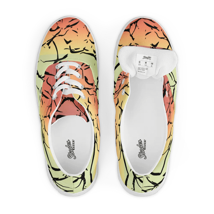 0range-Green Enigma/Women's Lace-Up Canvas Shoes by Allcolor product image (5)