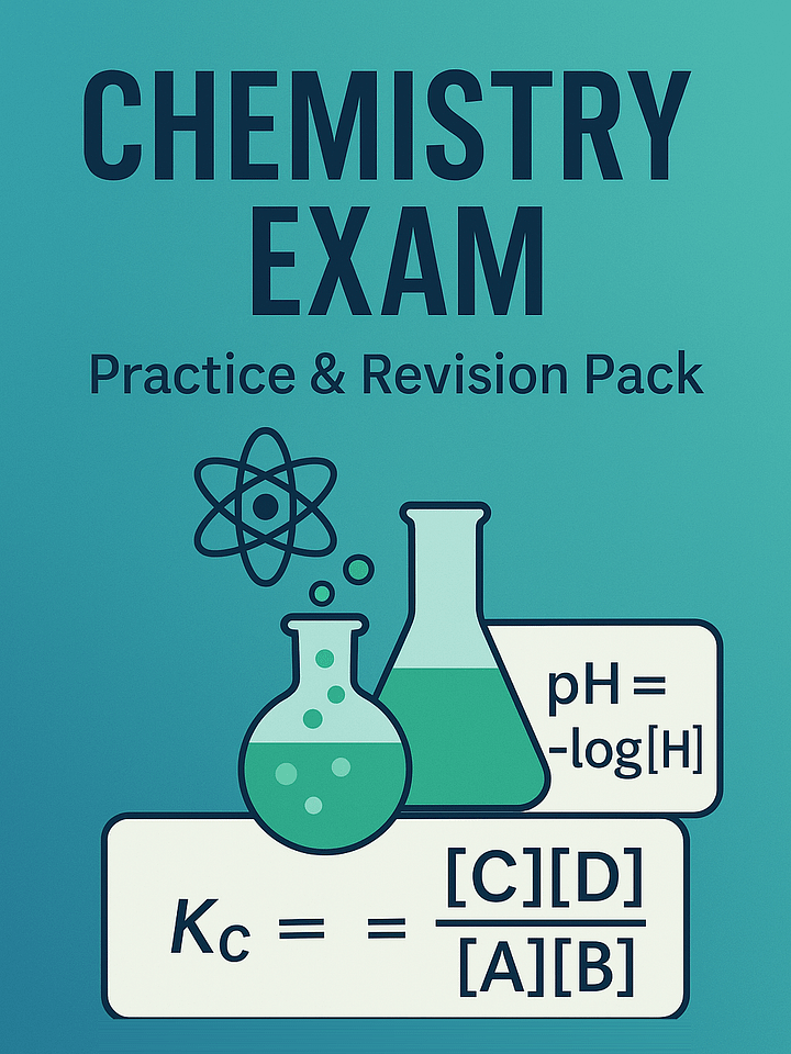 SENIOR CHEMISTRY PRACTICE EXAM BUNDLE – EXAM-STYLE QUESTIONS & SOLUTIONS product image (1)