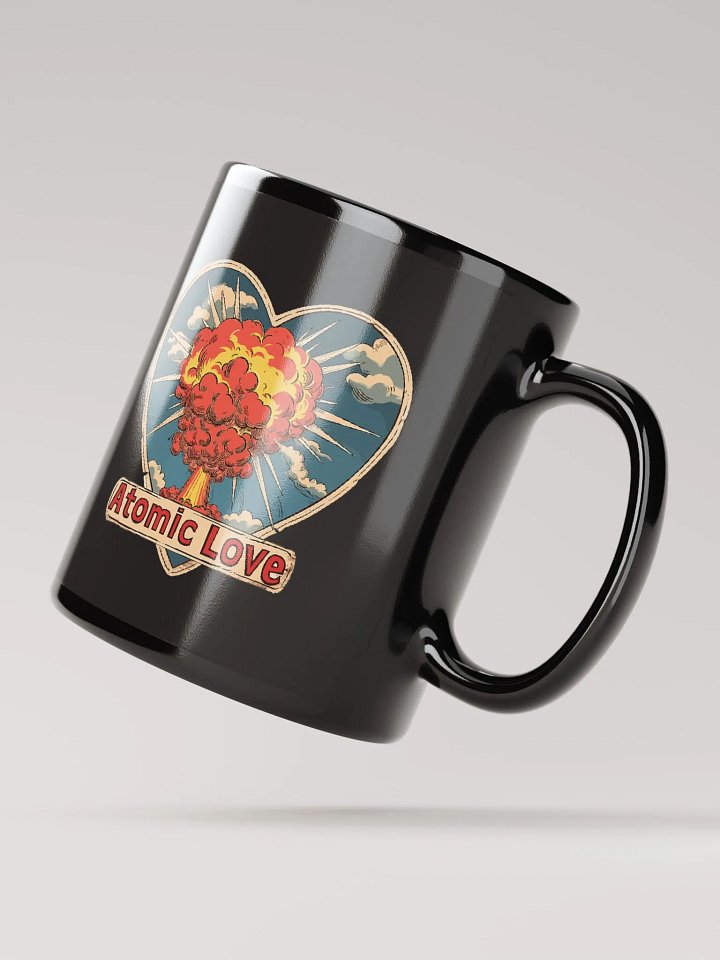 Atomic Love Black Mug product image (3)