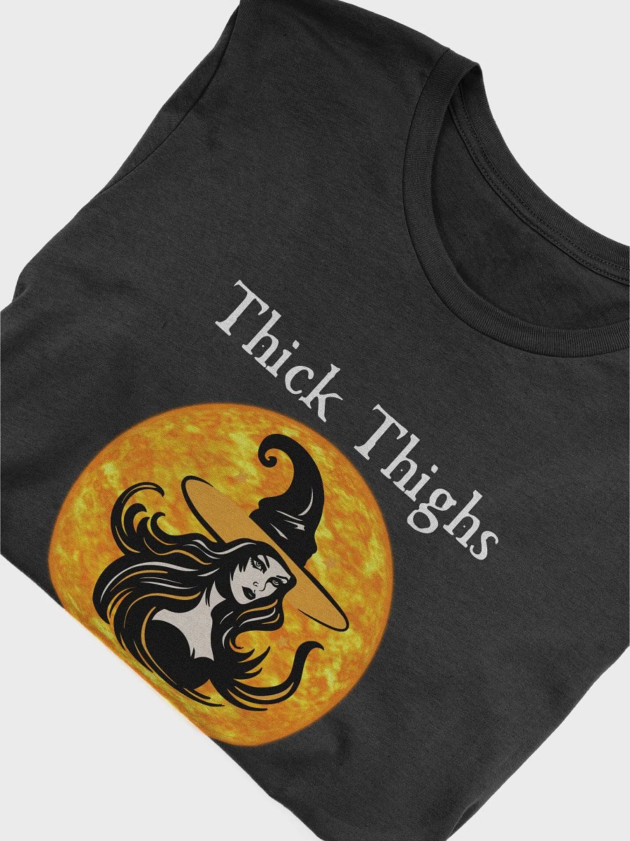 Thick Thighs Witch Vibes Halloween T-Shirt product image (5)