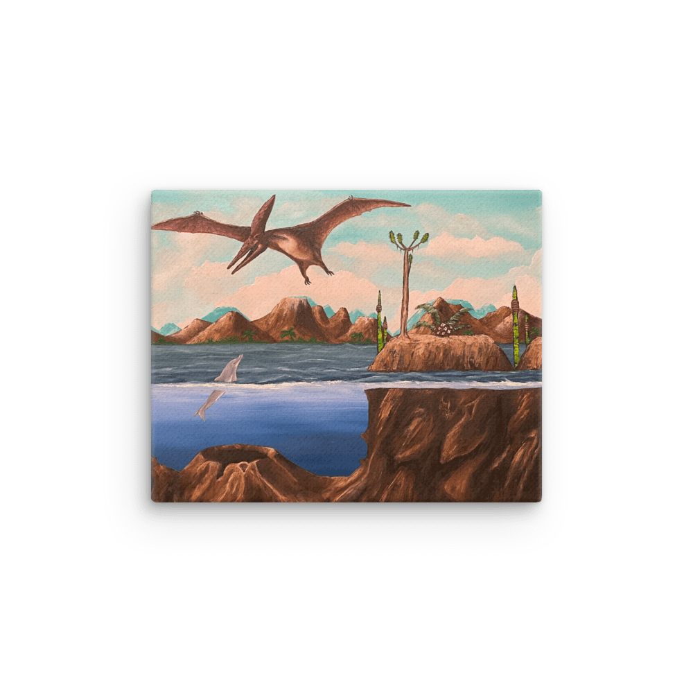 Ecco Pteranodon Pond Canvas Print product image (1)