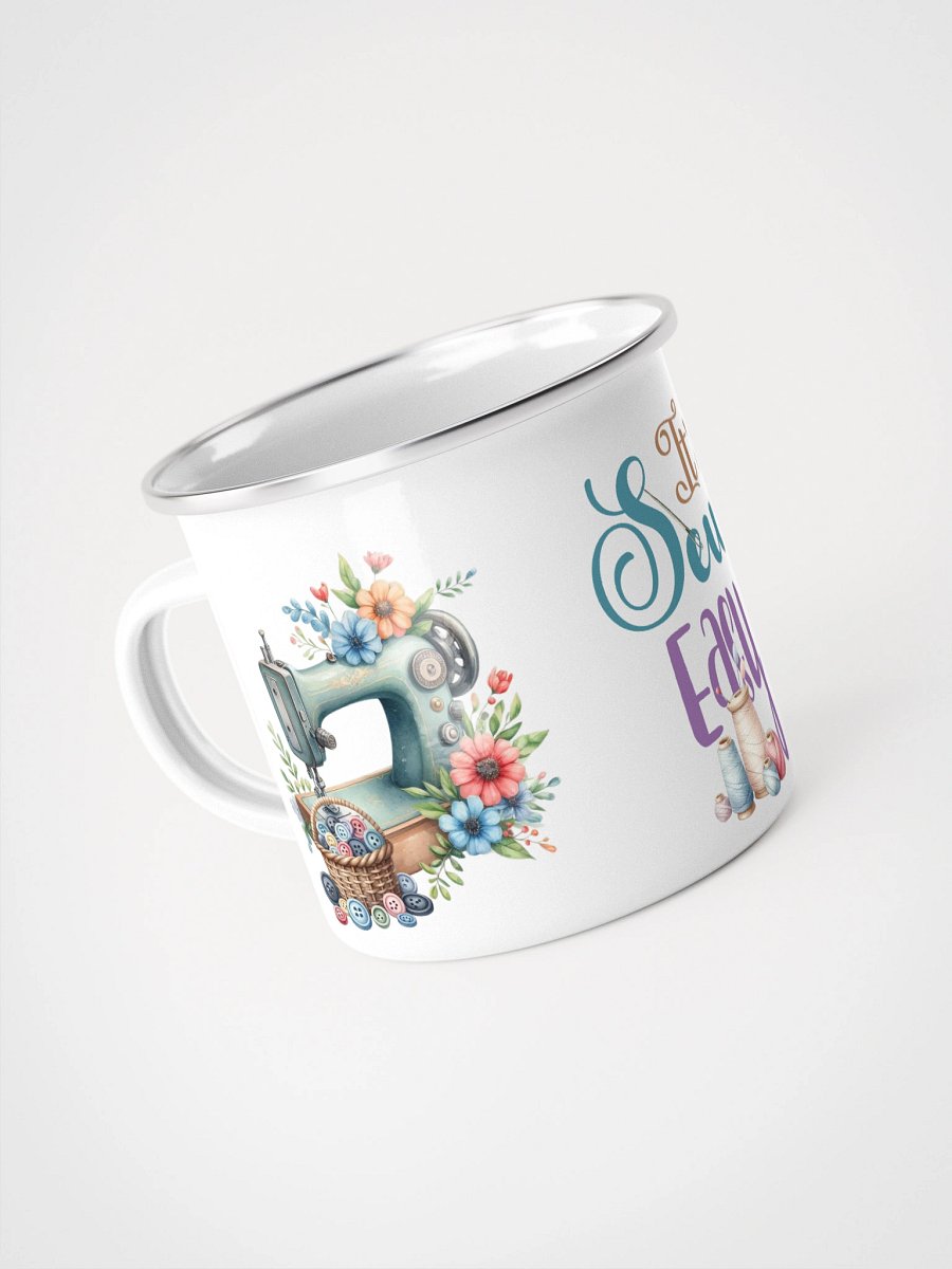 It's Sew Easy Vintage Sewing Machines Enamel Mug product image (4)