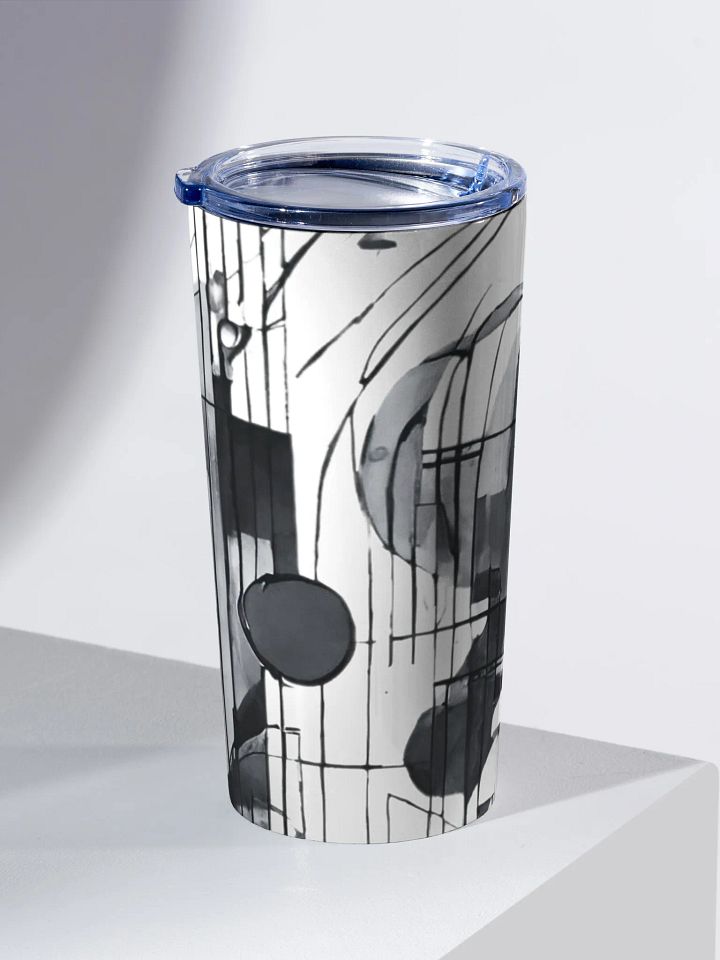 elegant black/white drinware Stainless Steel Tumbler gift for elegant entertaining ladies gents daughters sonsents product image (2)