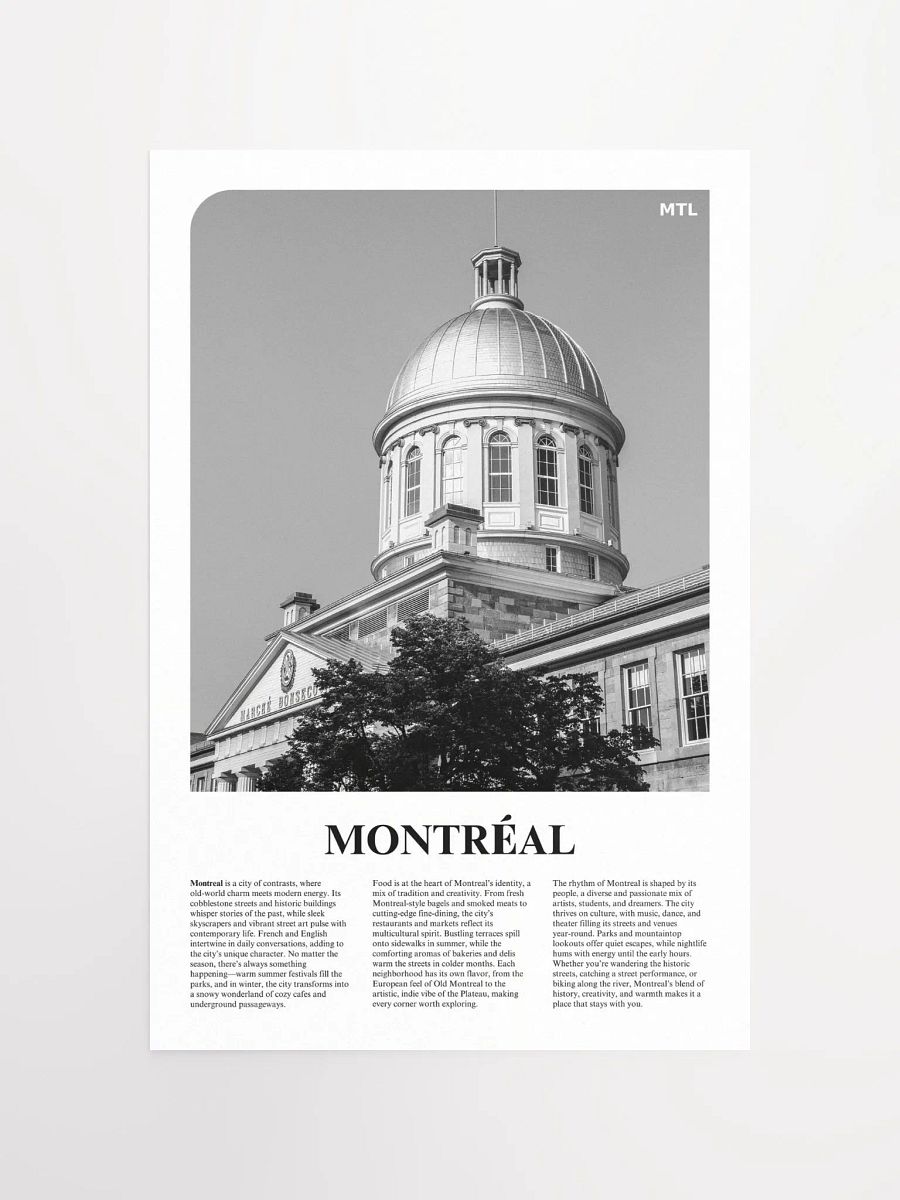 Montreal 03 Newspaper Poster product image (5)