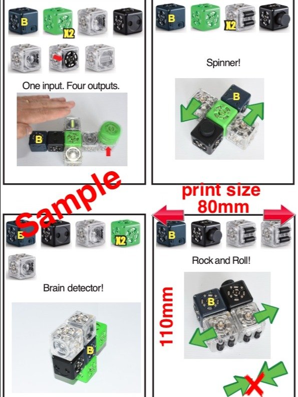 64 Cubelet puzzle cards! product image (1)