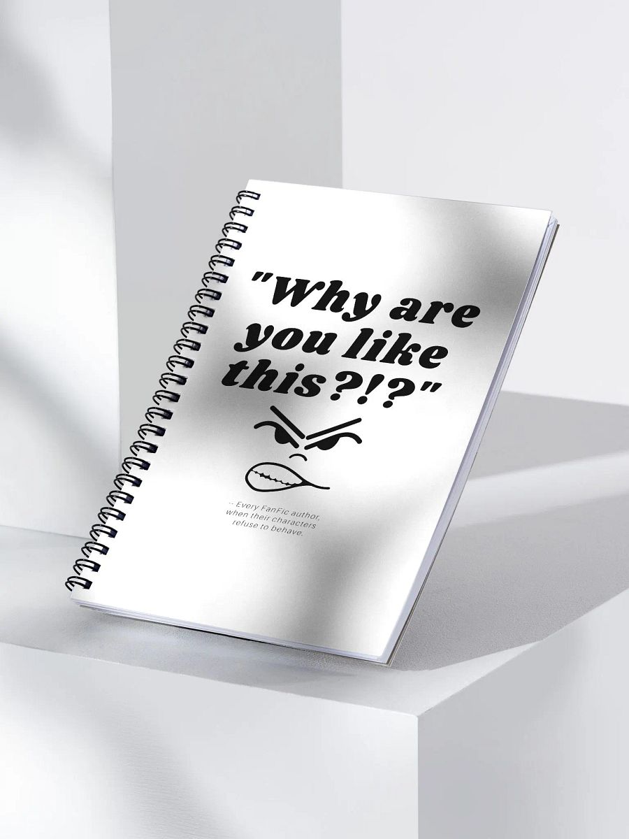 Why Are You Like This!?! - White Notebook product image (3)