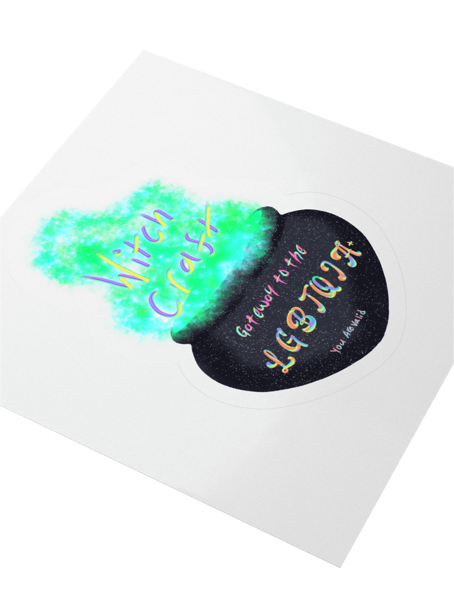 Witchcraft: Gateway to the LGBTQIA+ Sticker product image (9)