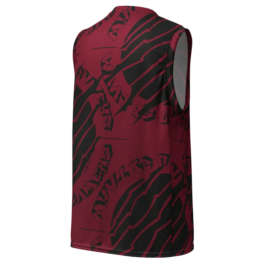 [ ITZJOEL44 ] RED/BLACK Basketball Jersey product image (4)