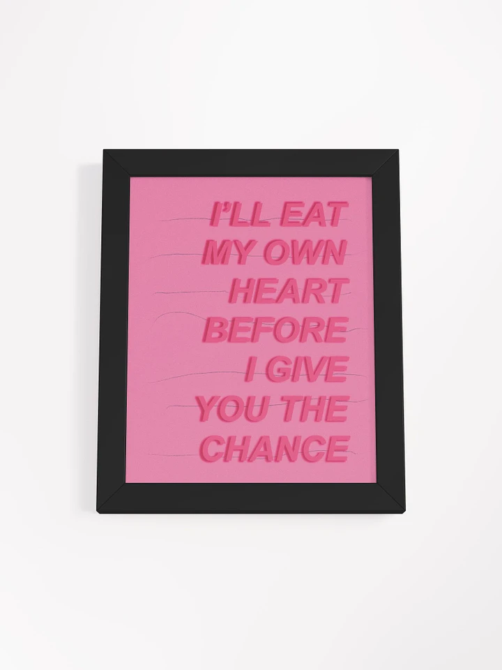 Heart Eater Framed Art Print product image (1)