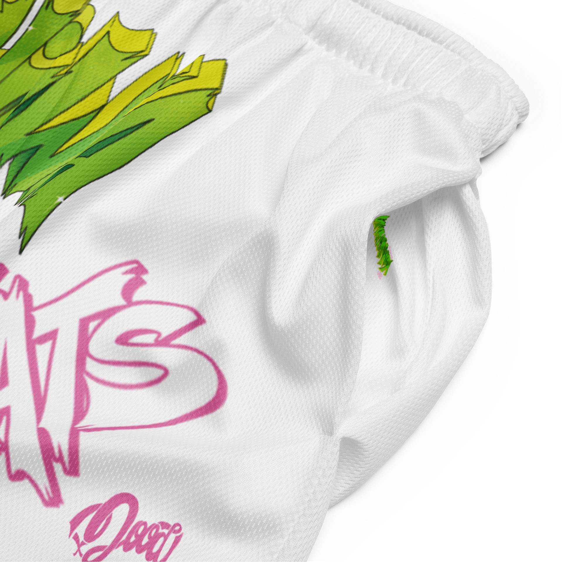 KONNICHIWA - White Mesh Shorts (with pockets) product image (3)