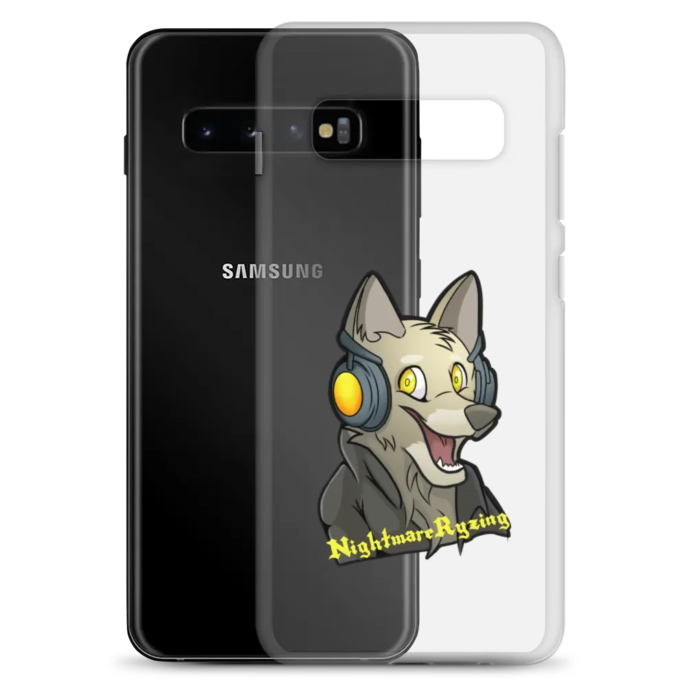 Nightmare Ryzing Anthro-Wolf Clear Samsung® Case product image (8)