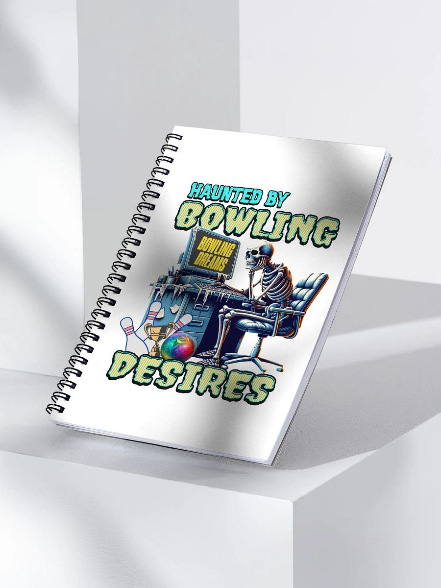 Haunted By Bowling Desires Spiral Notebook product image (2)