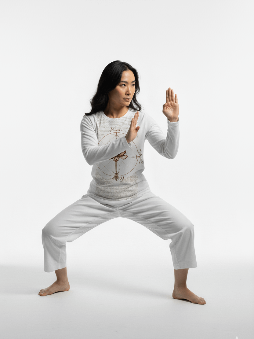 Nam Myoho Renge Kyo Lotus Long Sleeve Tee | Buddhist Shirt product image (4)