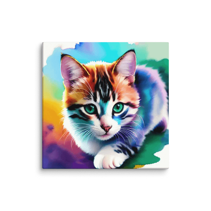 Cute Cat Digital Painting - v10 product image (1)