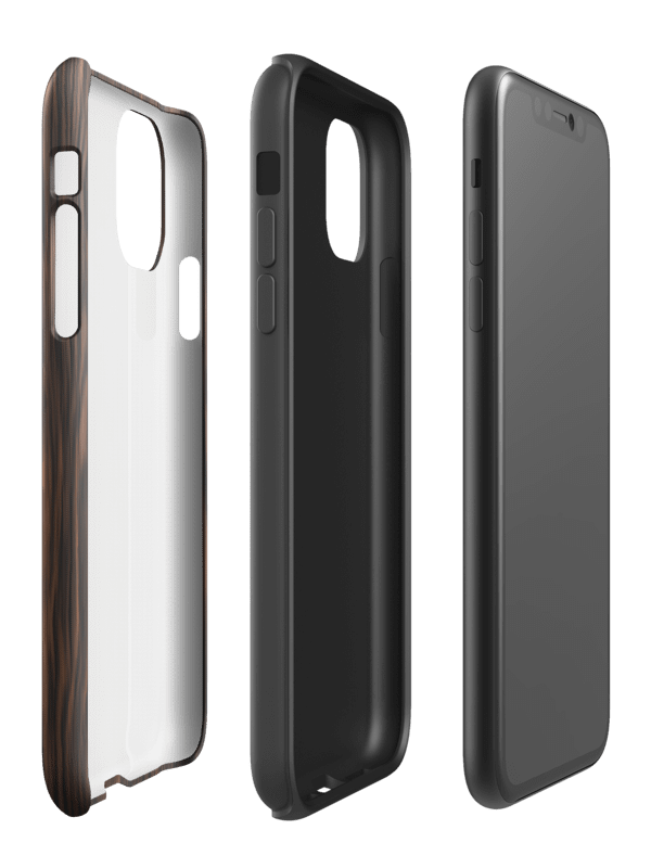Elegant Rose Wood Carving Effect - Tough Phone Case product image (3)