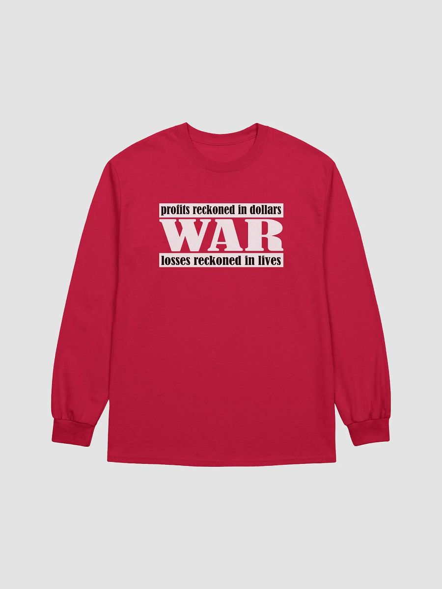 The Cost Of War - Gildan Ultra Cotton Long Sleeve T-Shirt product image (1)