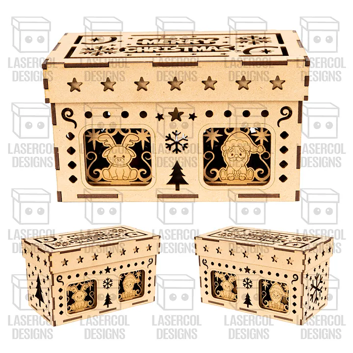 Christmas Characters Houses Ornaments Box Set 1 & Set 2 - Laser Cut Files product image (2)