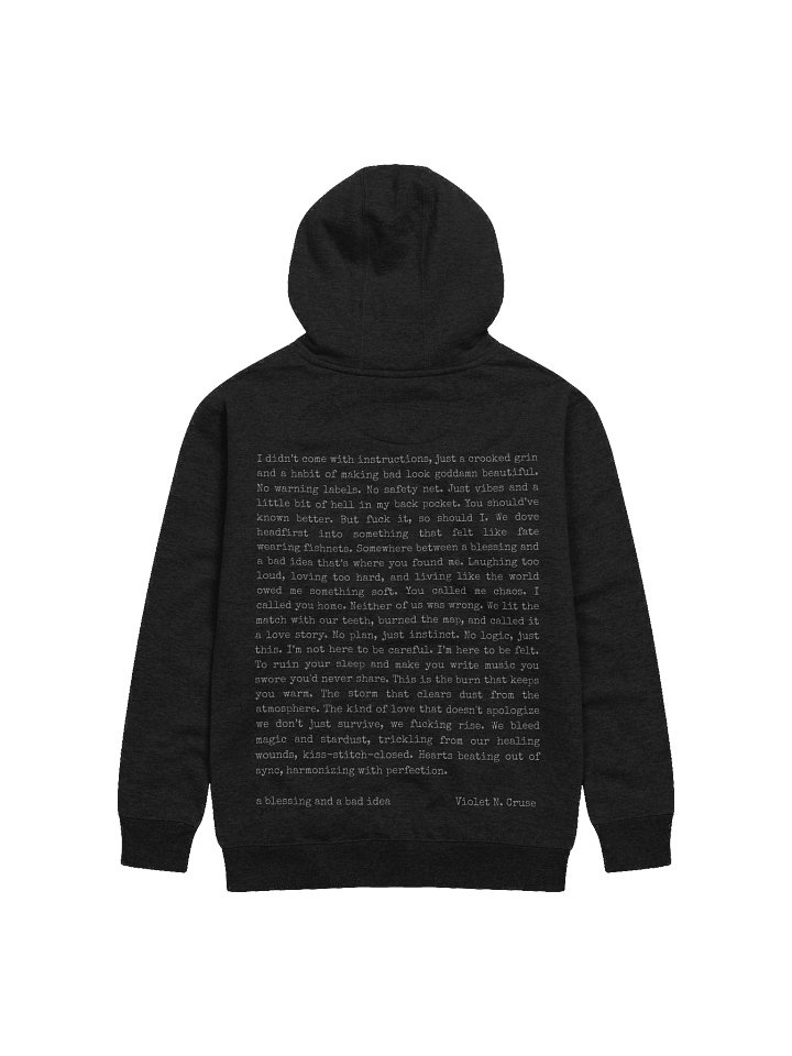 a blessing and a bad idea Hoodie product image (6)