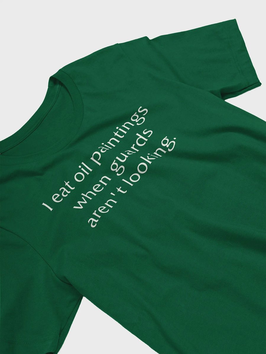 I eat oil paintings supersoft unisex t-shirt product image (4)