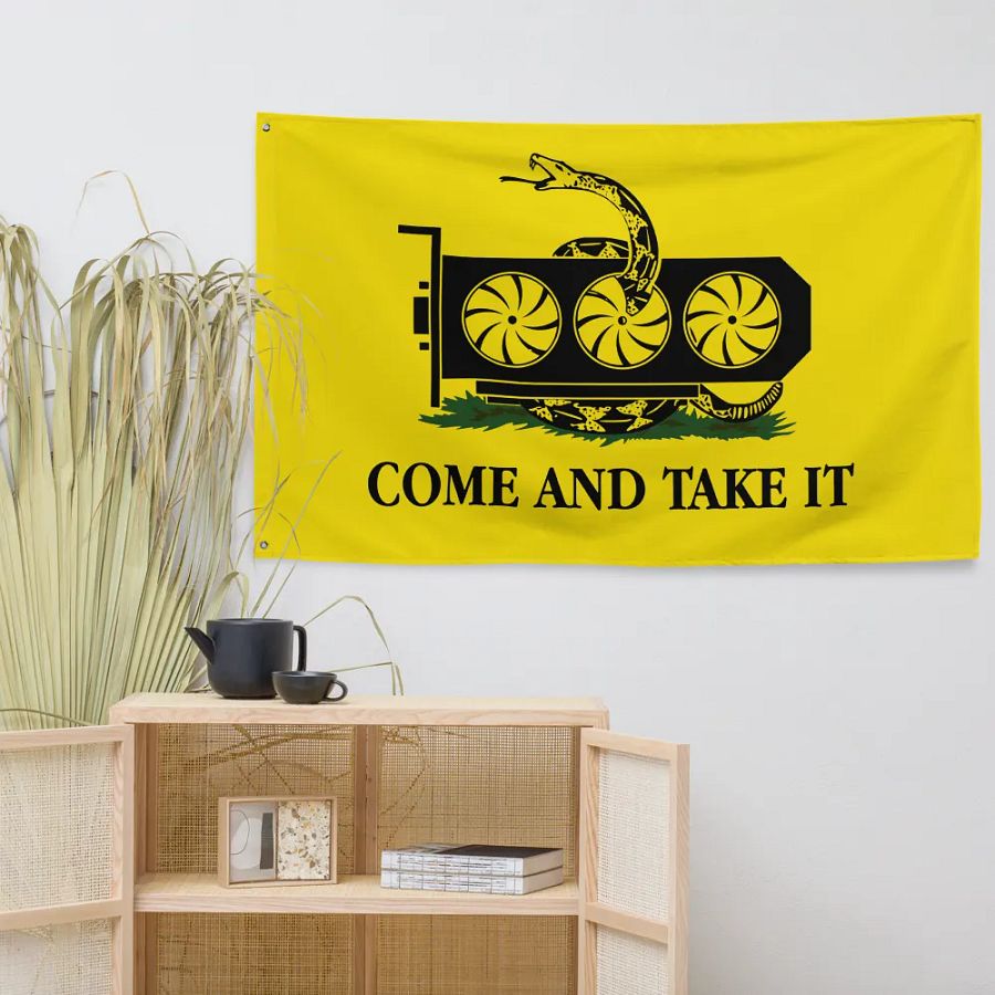 come and take it gpu flag - 100% polyester product image (7)