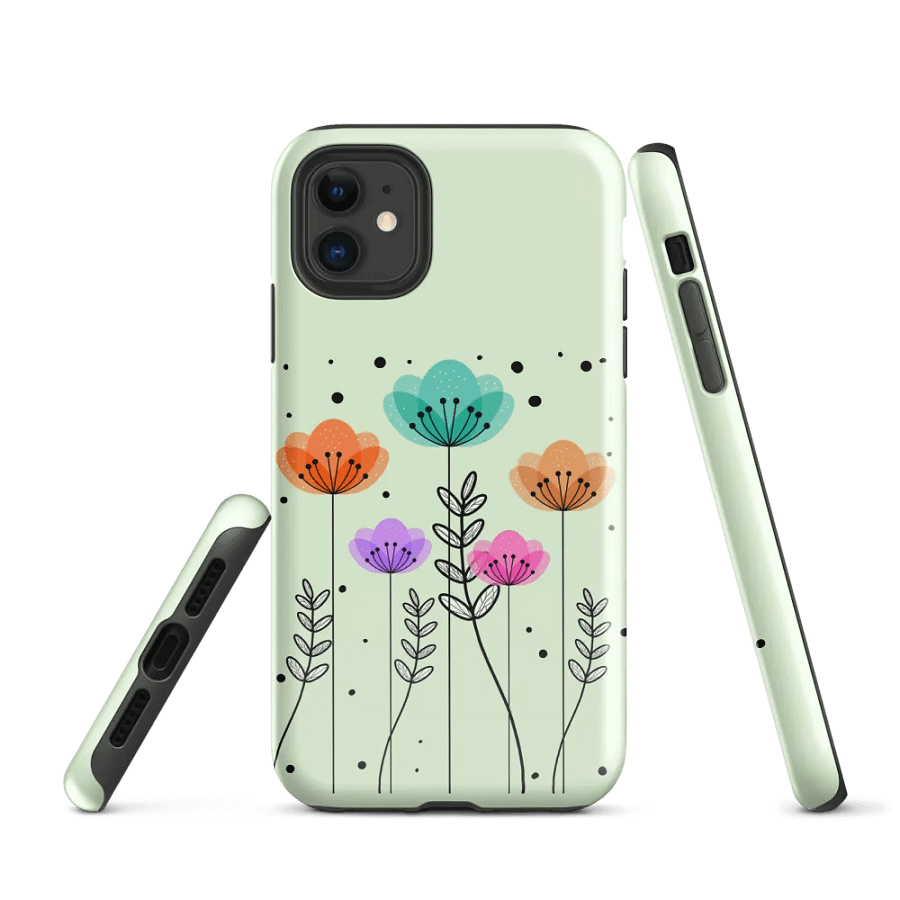 Whimsical Wildflowers Tough iPhone® Case product image (1)