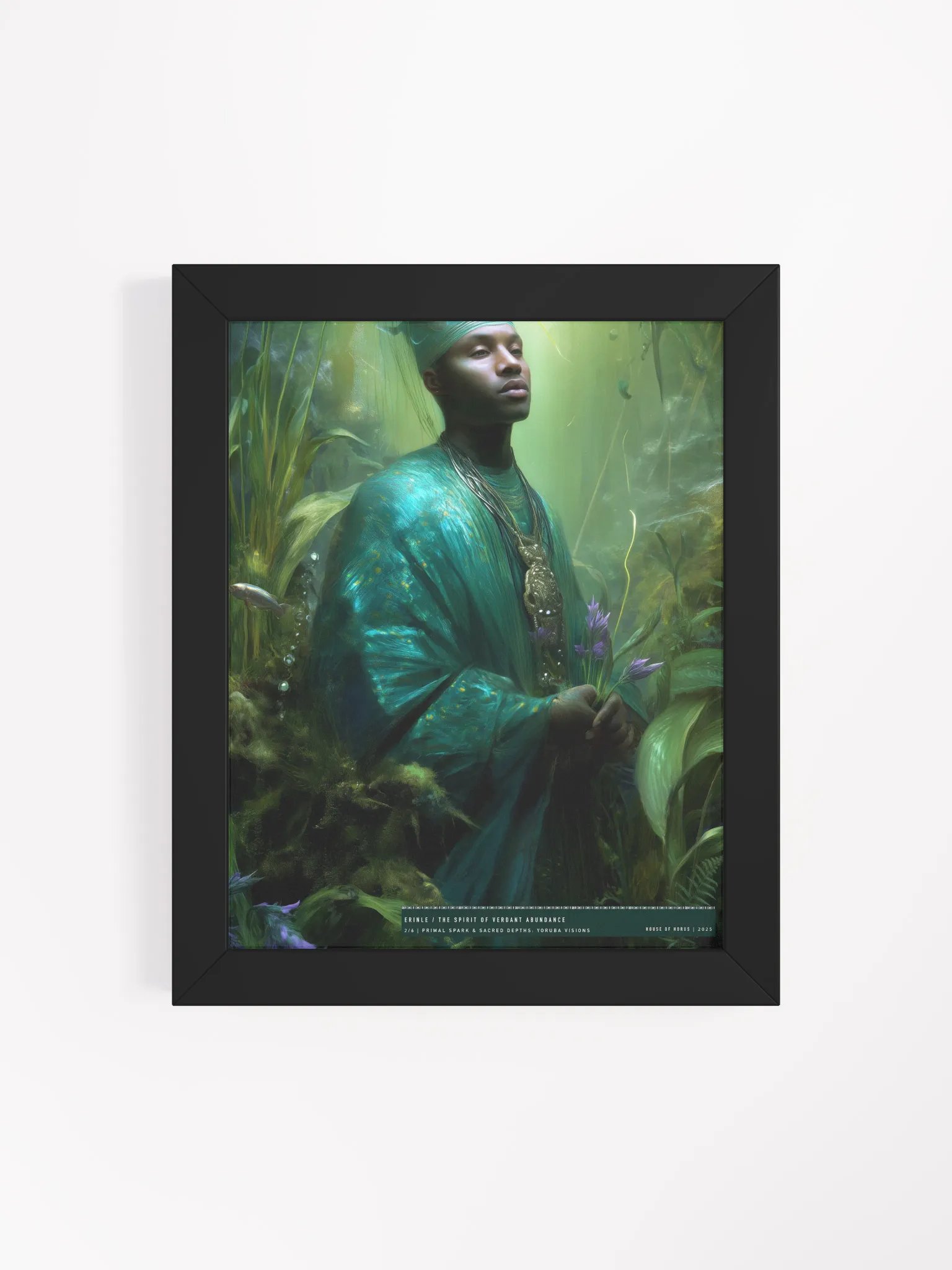 Erinle: The Spirit of Verdant Abundance – Framed Matte Poster product image (23)