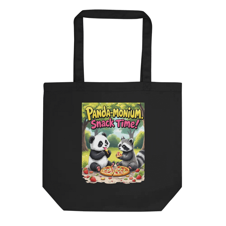 Panda-monium Snack Time Eco Tote product image (1)