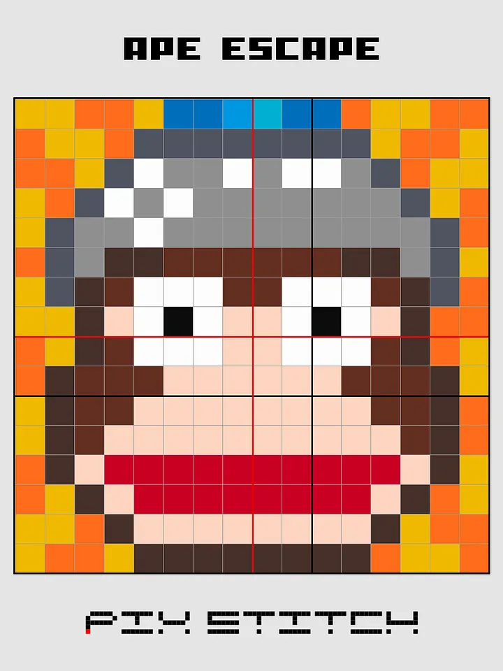 Ape Escape Pixel Art product image (2)