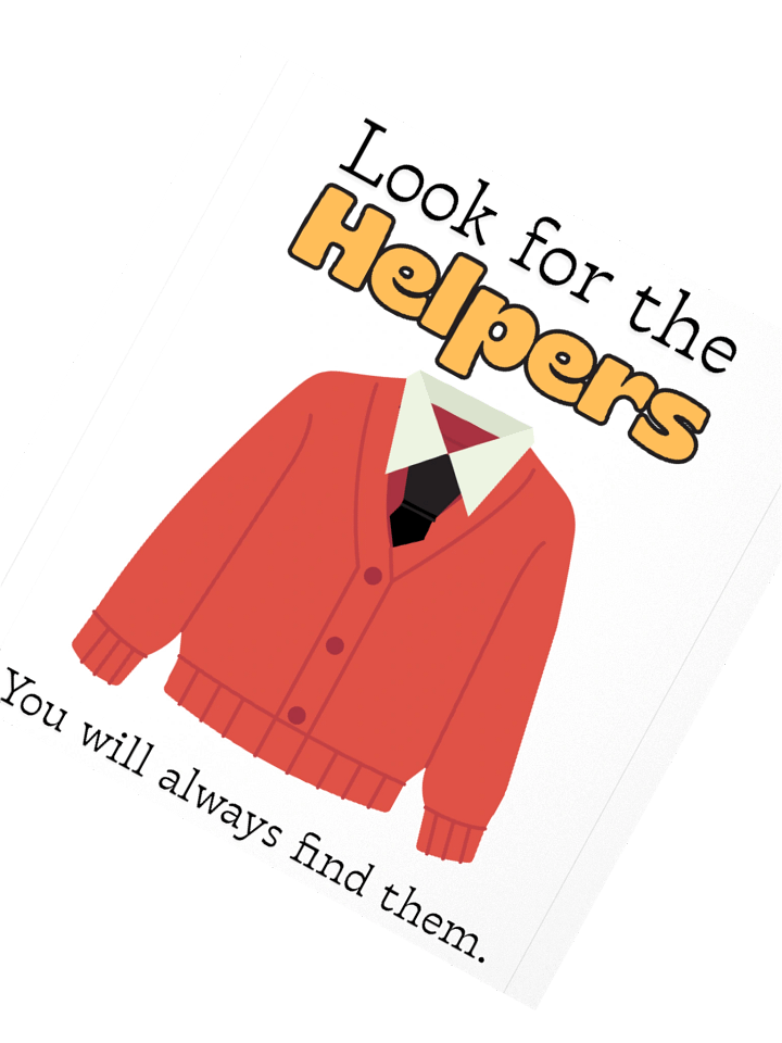 Look for the Helpers 3 x 3 stickers product image (2)
