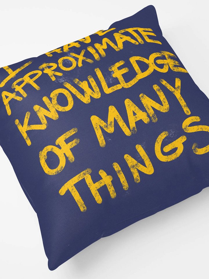 Demon Cat Pillow Double Sided With Text product image (2)