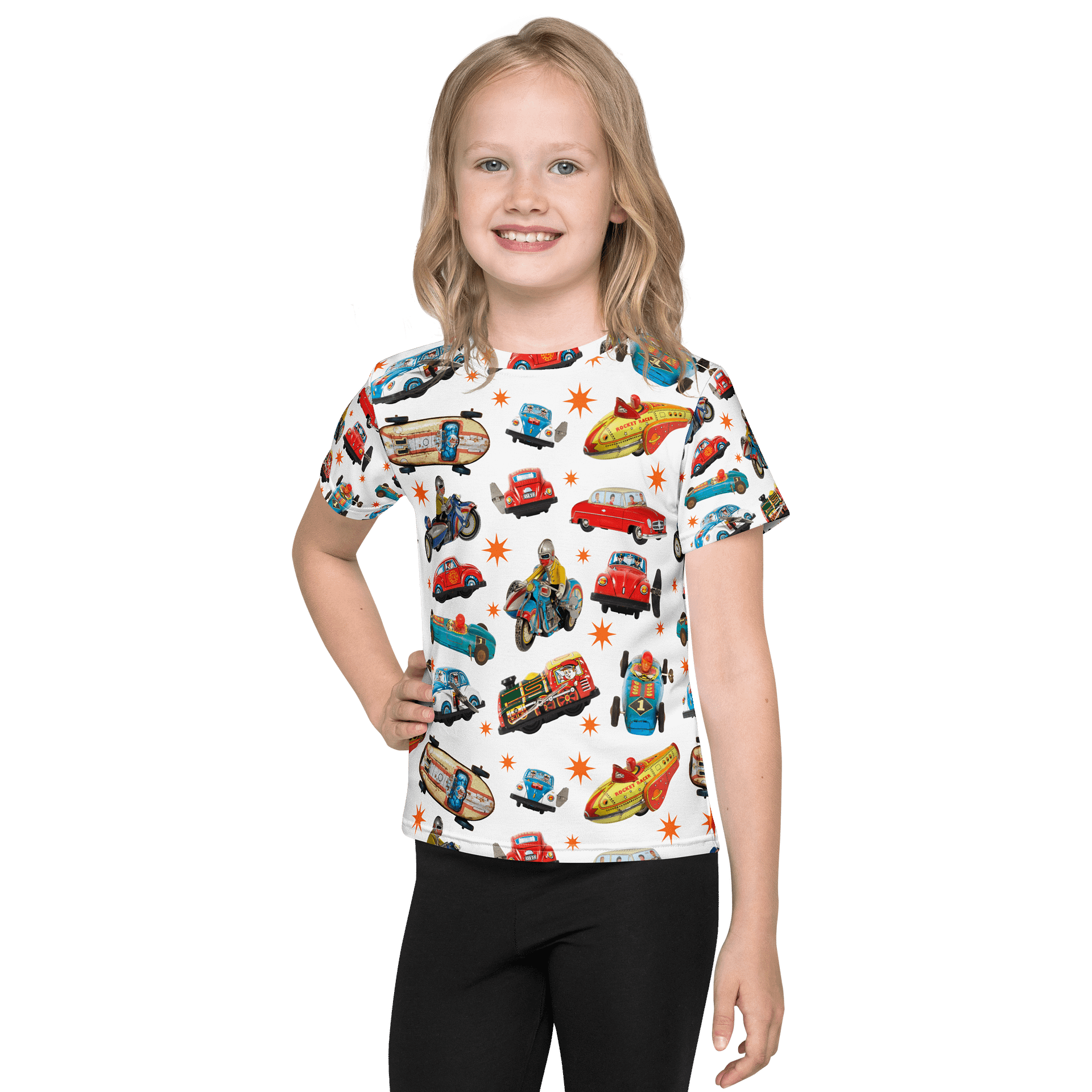 Vintage Toy Vehicle Kids T-Shirt product image (1)