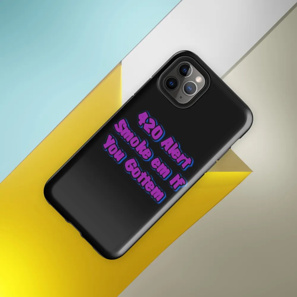 420 Alert Purple Haze iPhone® Tough Case product image (40)