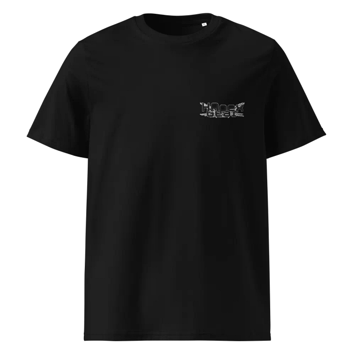 Organic Cotton T-Shirt - Embroidered - Black HApex Gear Black Logo product image (2)