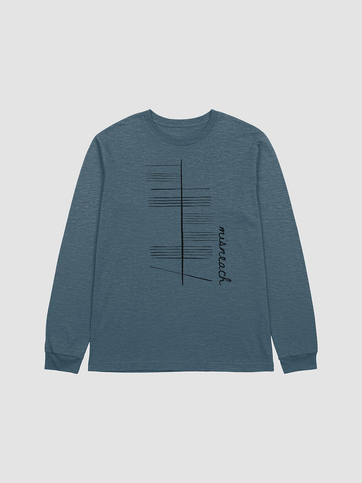 Misneach (Courage) Ogham Long Sleeve Tee product image (1)