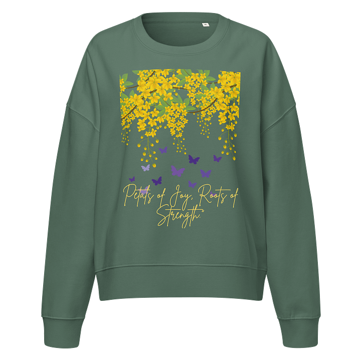 Butterfly Blooms Organic Sweatshirt product image (1)