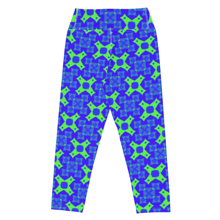 Grid Glamour Capri Leggings product image (2)