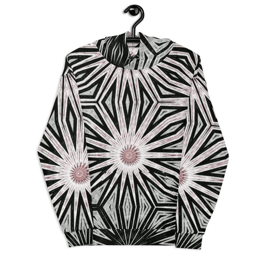 Abstract Coloured Modern Circles Unisex Pull Over Hoodie product image (10)