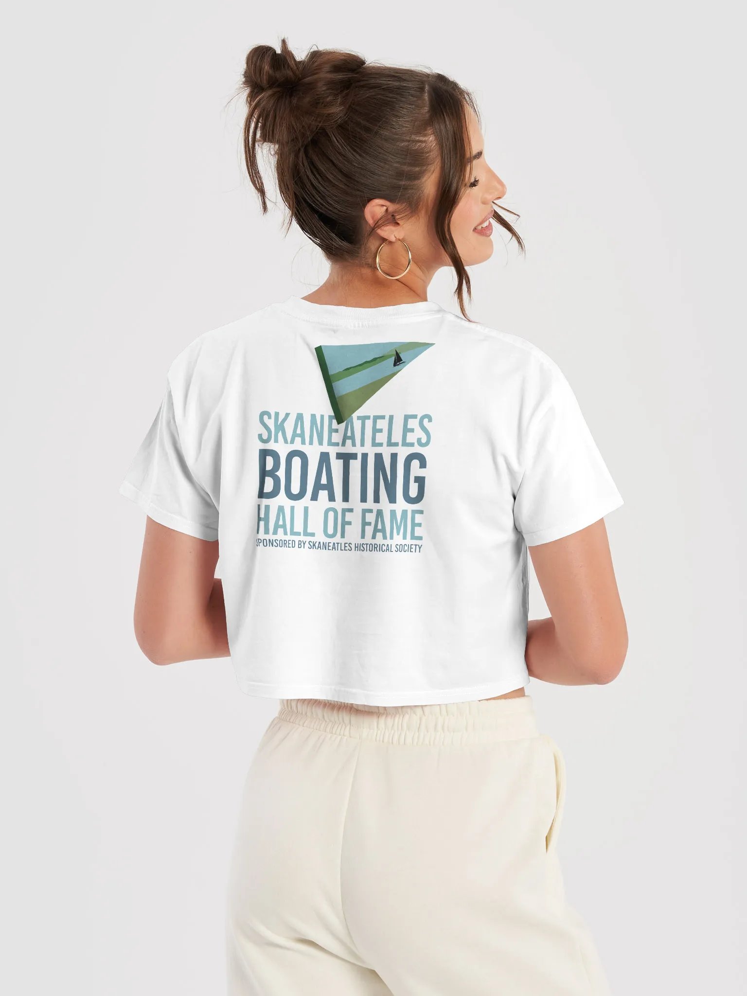 BHOF Sailboat Sky Women's Crop Top product image (7)