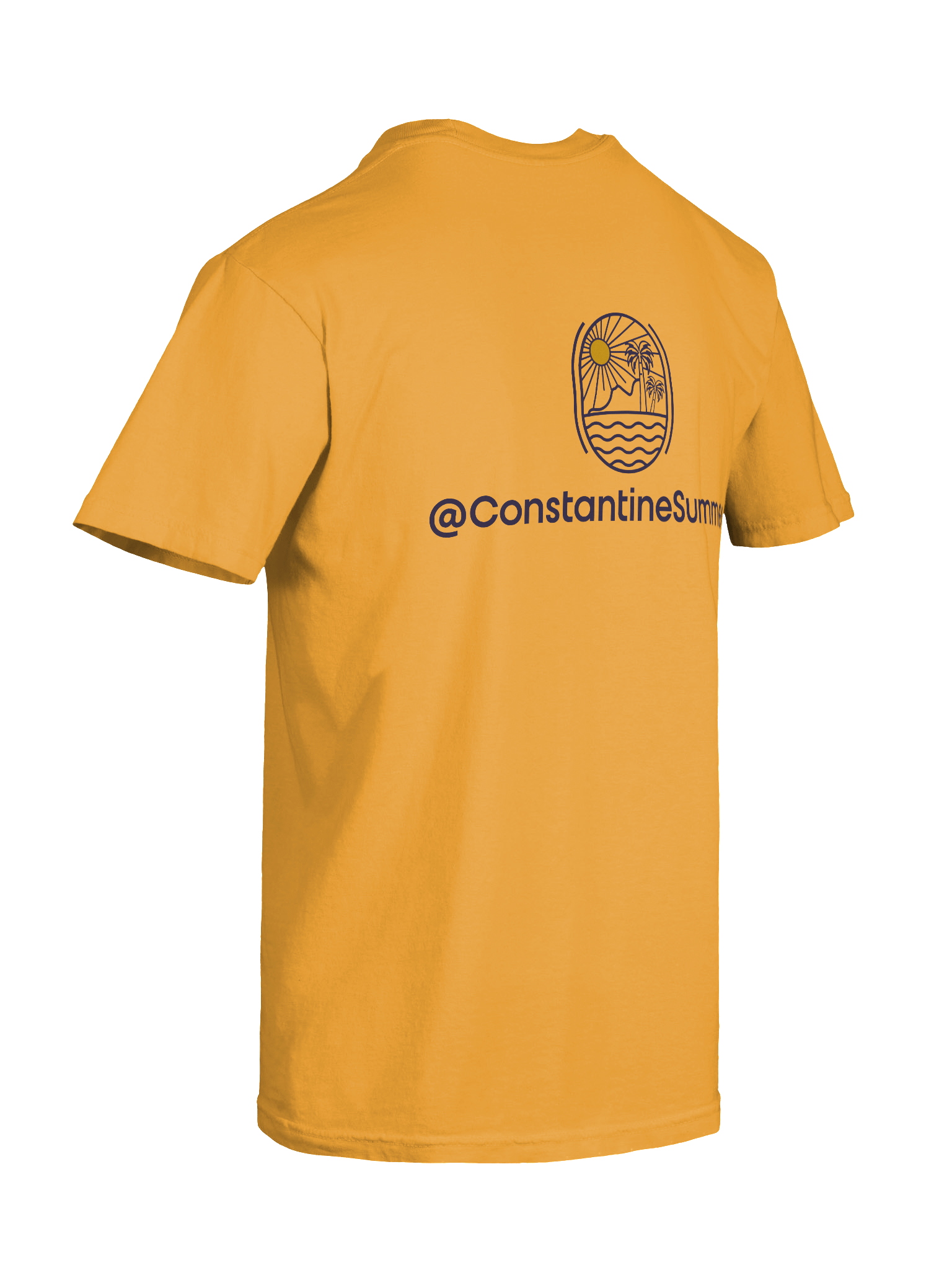 @CONSTANTINESUMMER: TROPICAL SUNSET VIBE T-SHIRT BY COMFORT COLORS (YELLOW) product image (10)