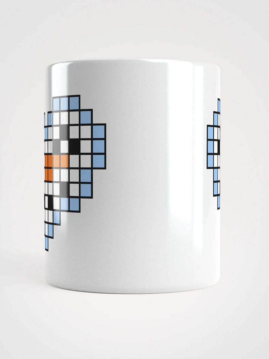 Snowman Heart White Glossy Mug product image (6)