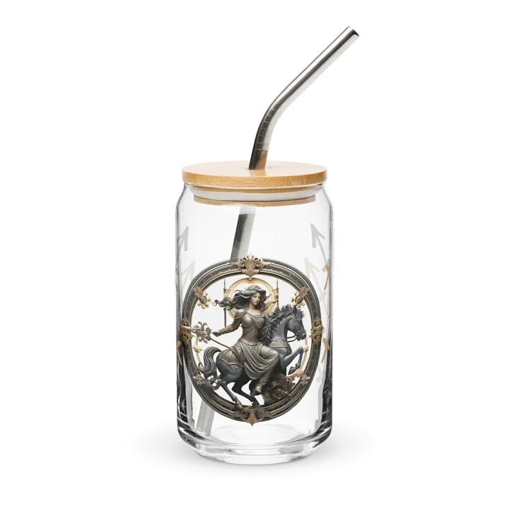 Sagittarius Zodiac Glass Can Sipper product image (2)