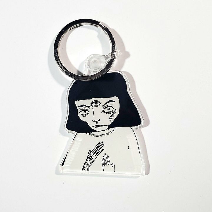 Strange Girl - Acrylic Keychain product image (2)