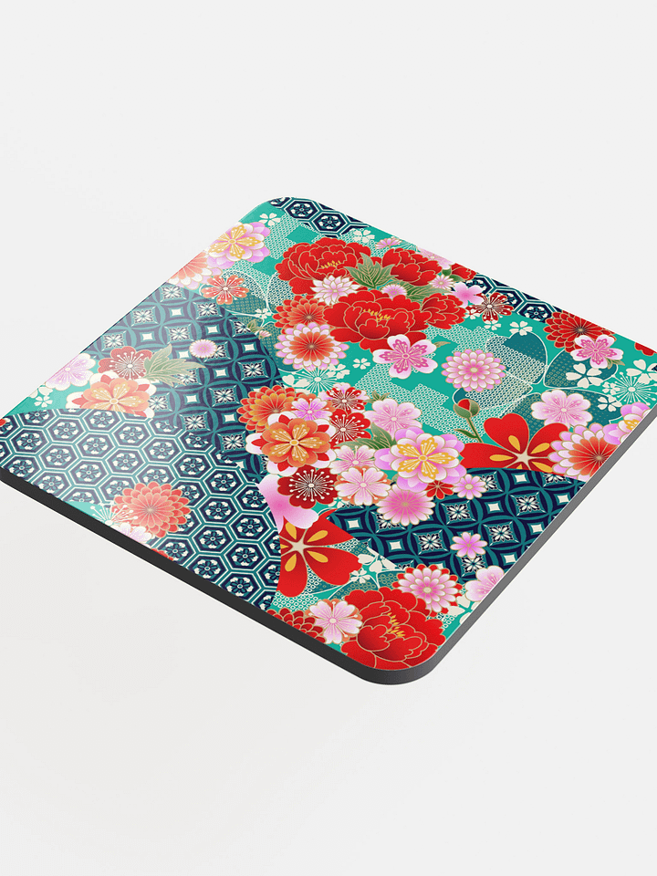 Japanese Garden Floral Coaster – Gloss Finish product image (2)