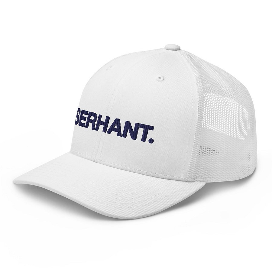 SERHANT. White Trucker Hat product image (3)