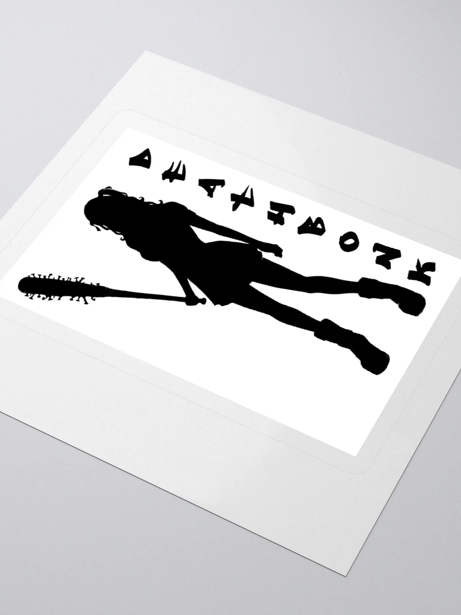 DEATHBONK Sticker (black on white) product image (7)