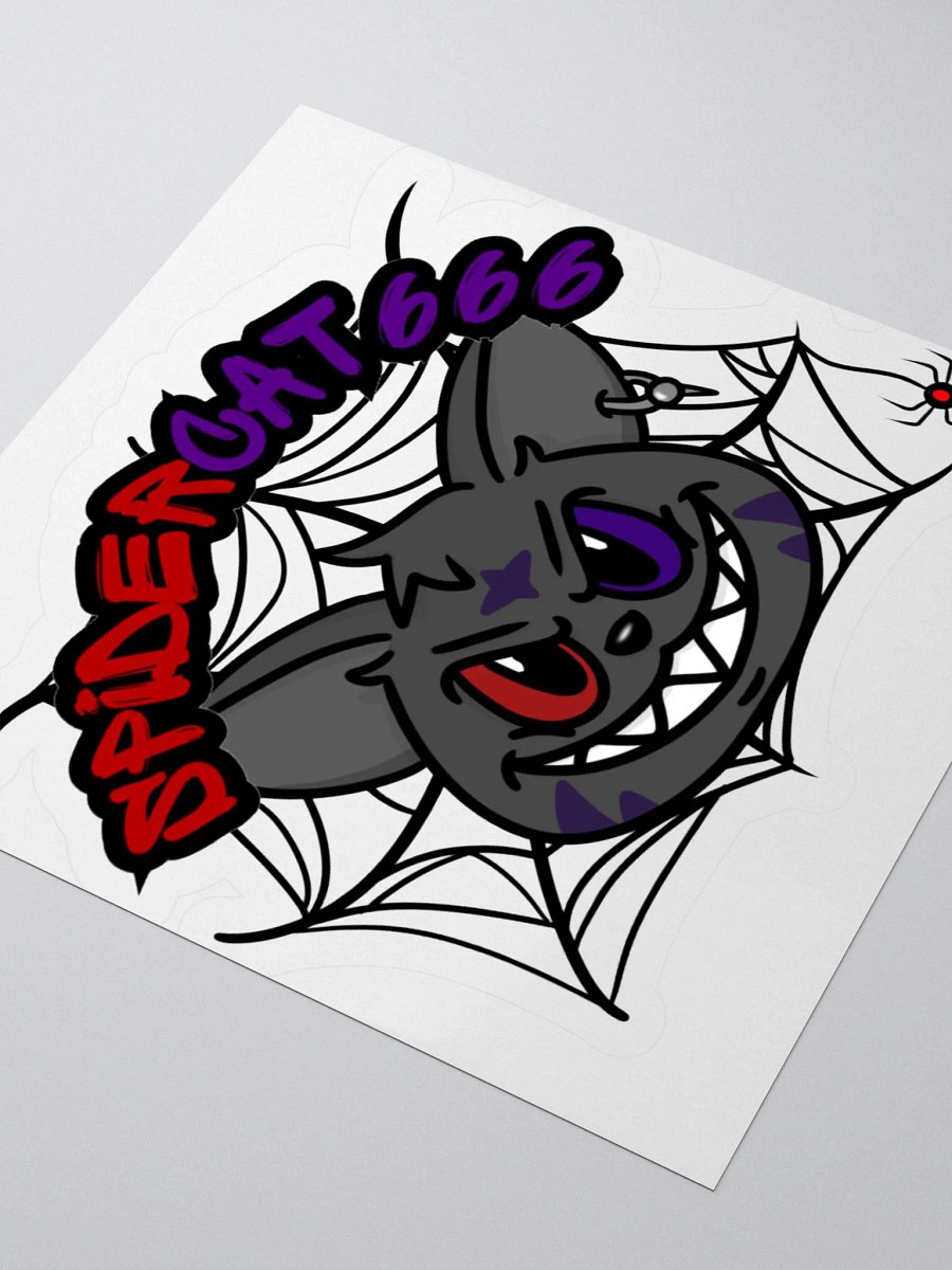 Spidercat666 2025 logo Sticker product image (8)